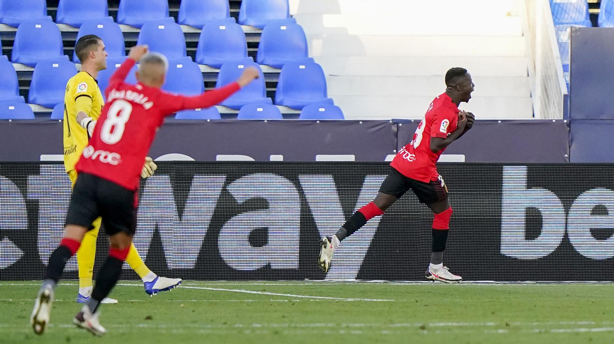 El Mallorca exhibe poderío en Leganés