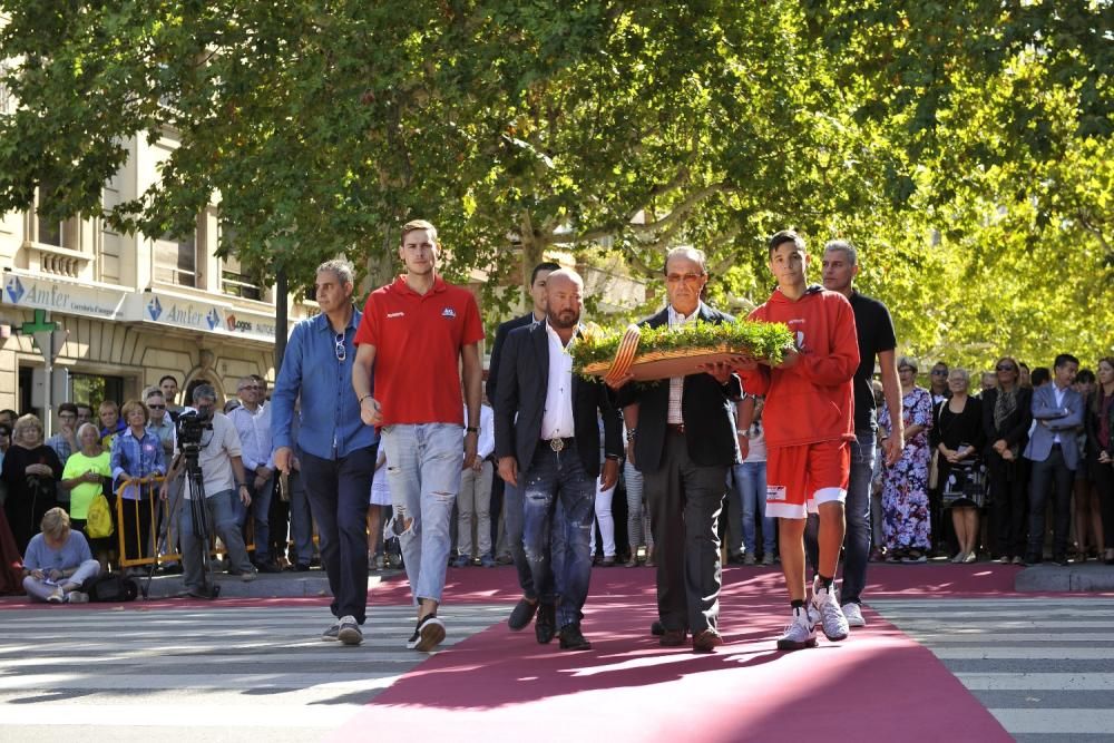 Ofrena de la Diada 2017 a Manresa