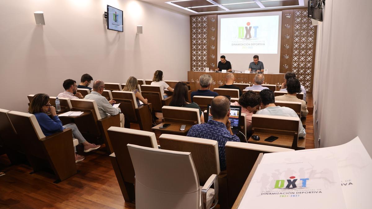 Presentación del Plan Estratégico de Dinamización Deportiva este miércoles en Badajoz.