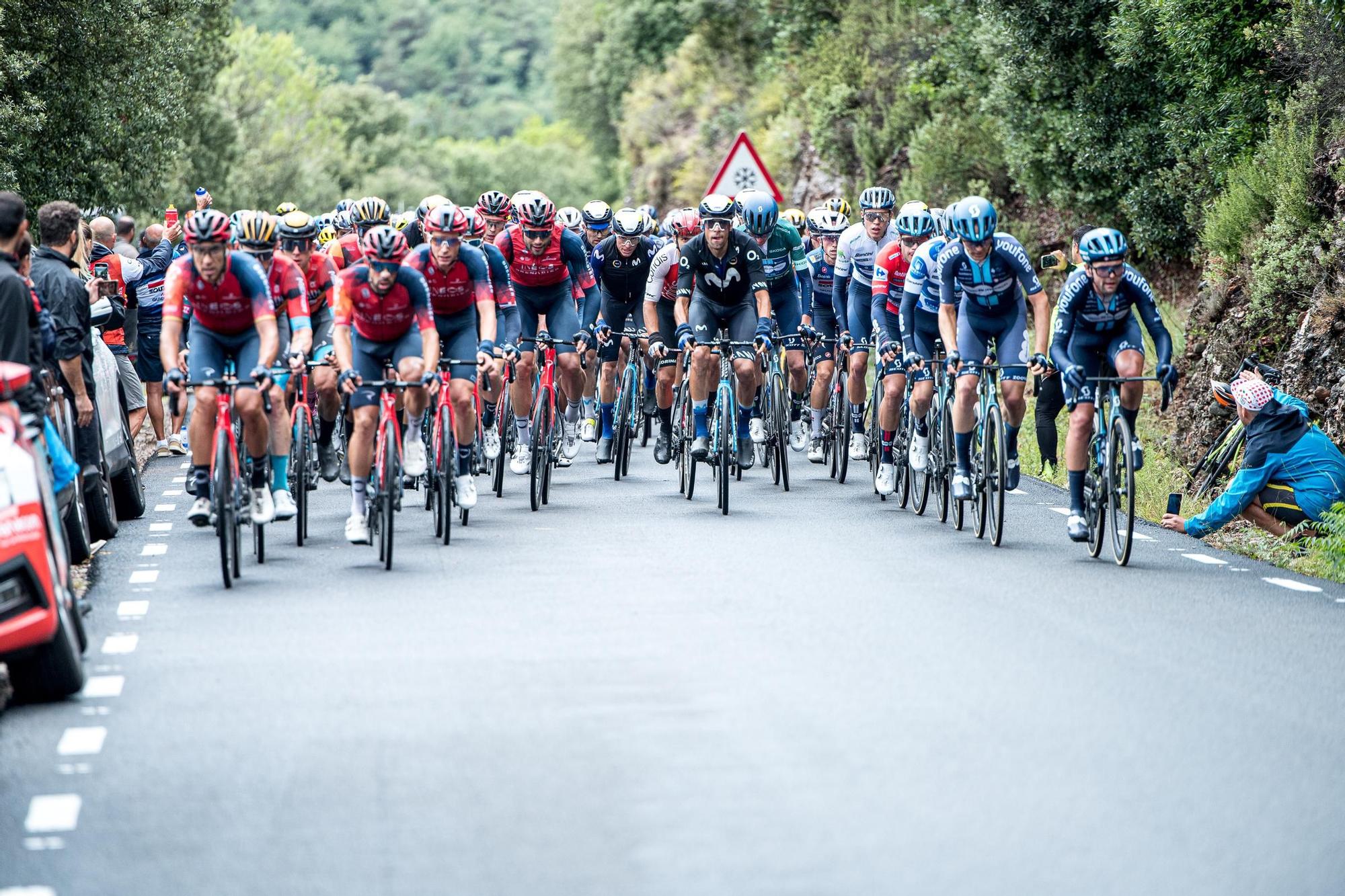 La Vuelta, al seu pas per Bages