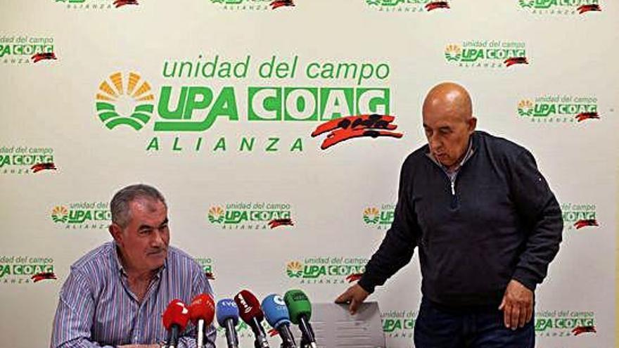 Aurelio González y Aurelio Pérez, coordinadores de la Alianza UPA-COAG.