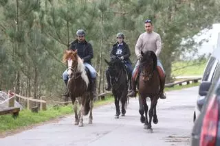 Participantes en la XIII Xuntaza Cabalar pola Costa