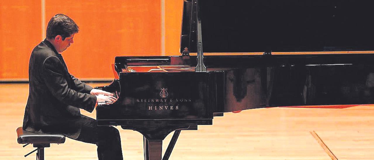 Javier Perianes, en el Auditorio de Oviedo, el pasado mes de abril.