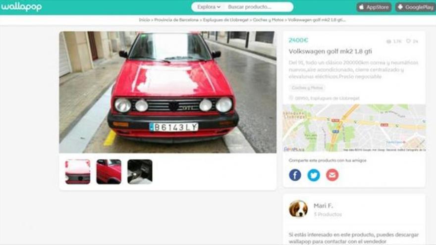 Wallapop impulsa una herramienta para comprar y vender coches