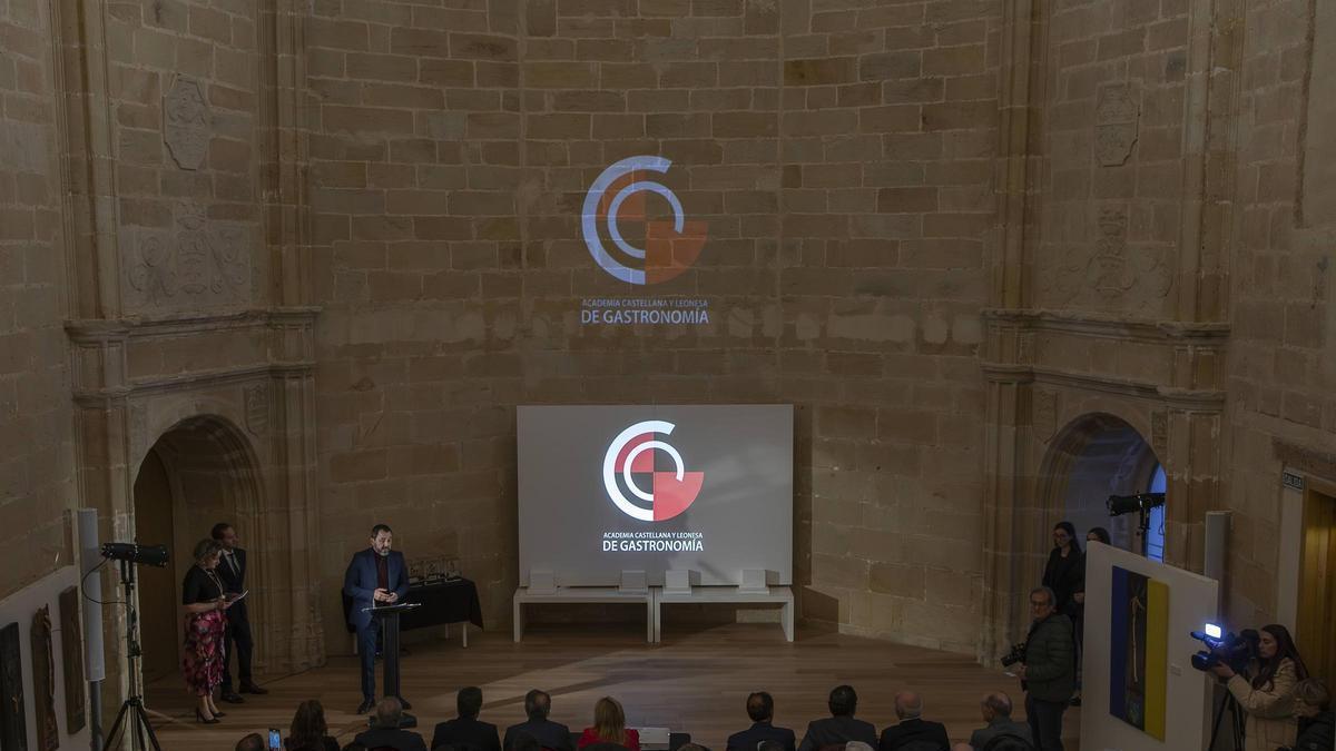 Acto de la Academia de Gastronomía de Castilla y León.