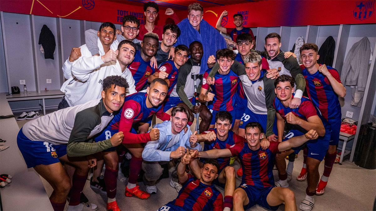 El Barça Atlètic tiene motivos para la celebración