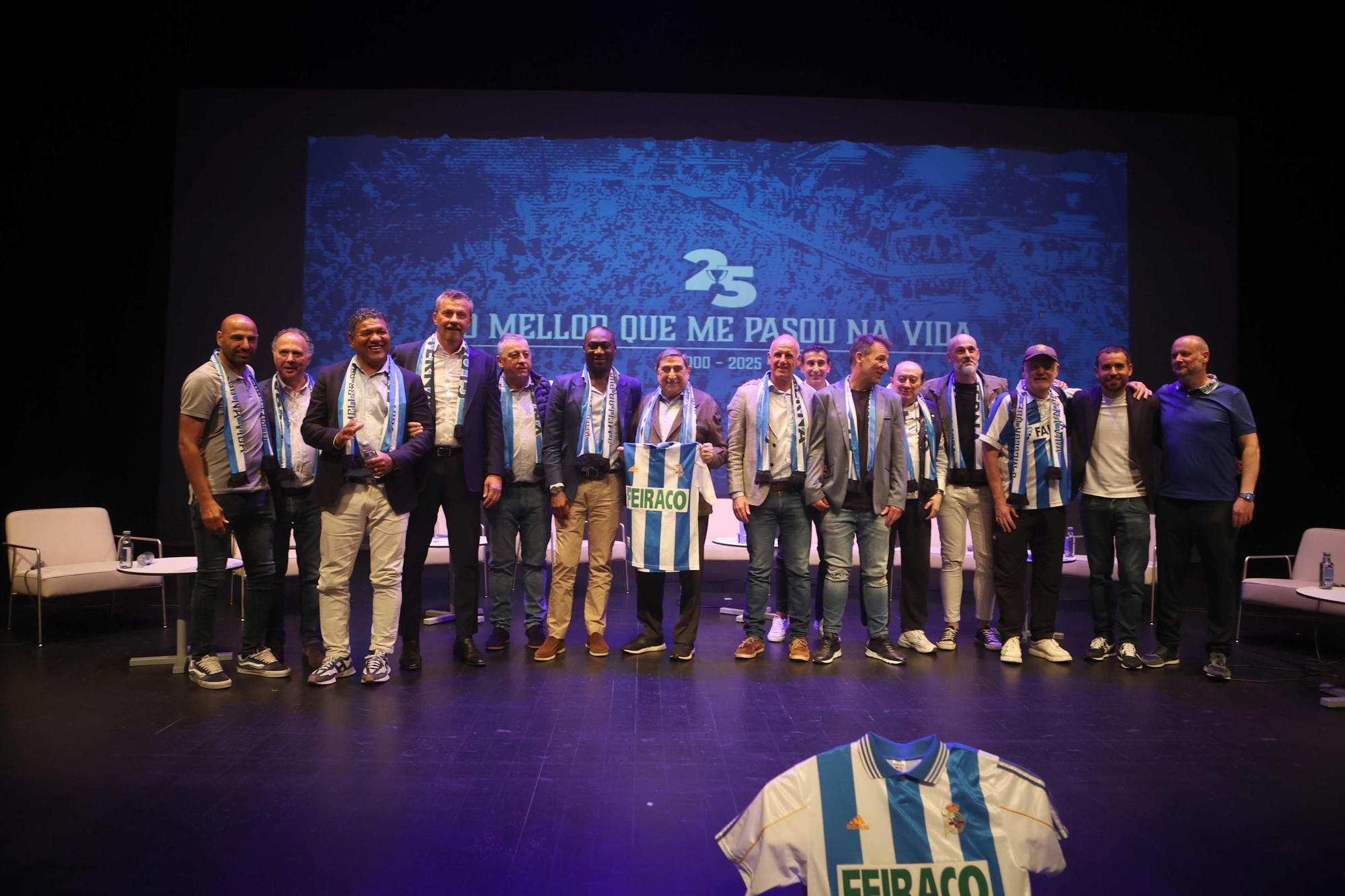 Acto en el Ágora por el 25 años de La Liga del Deportivo