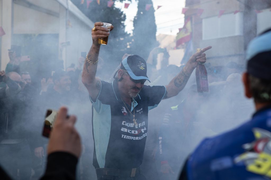 Explosión de júbilo en Mazarrón por la victoria de Pedro Acosta