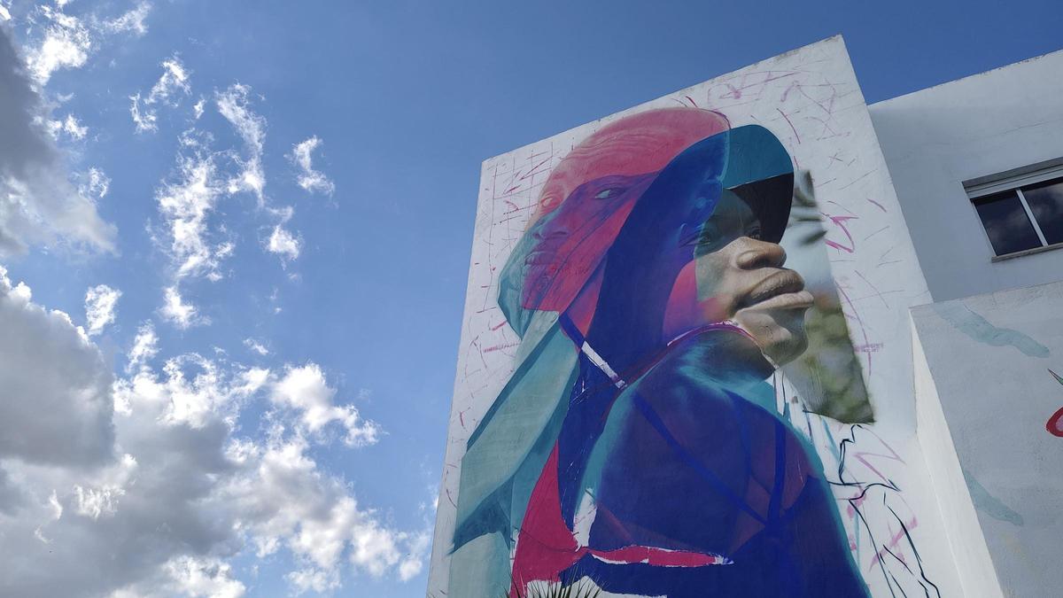 Uno de los murales de la edición 2026 del festival.