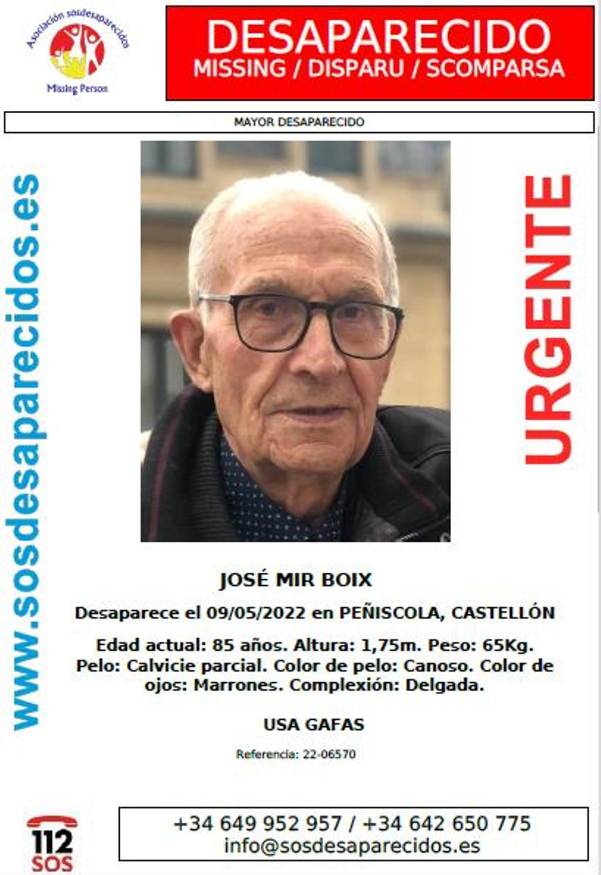 Ficha de José Mir Boix