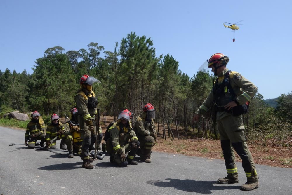 Incendio forestal en San Salvados de Meis