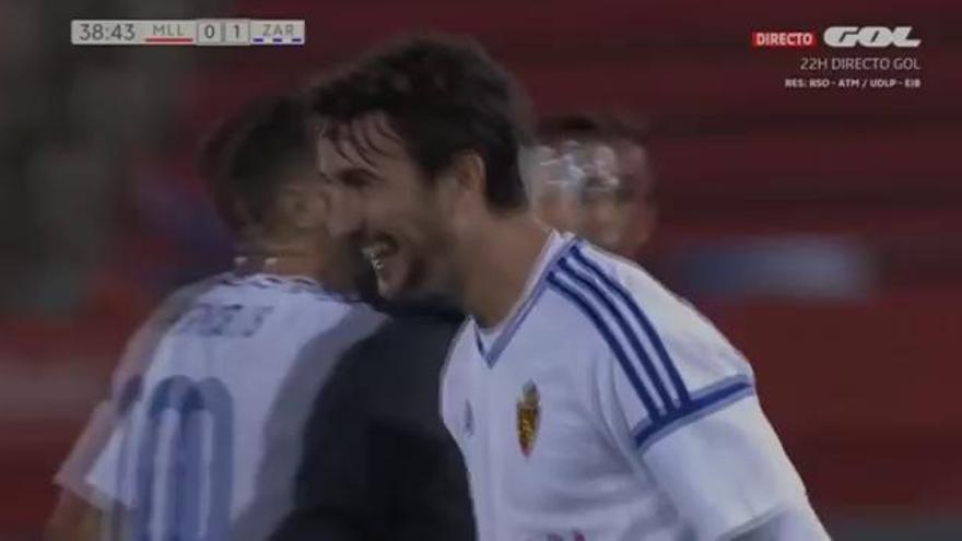 Golazo de Juan Muñoz en el Mallorca vs Zaragoza 2-2