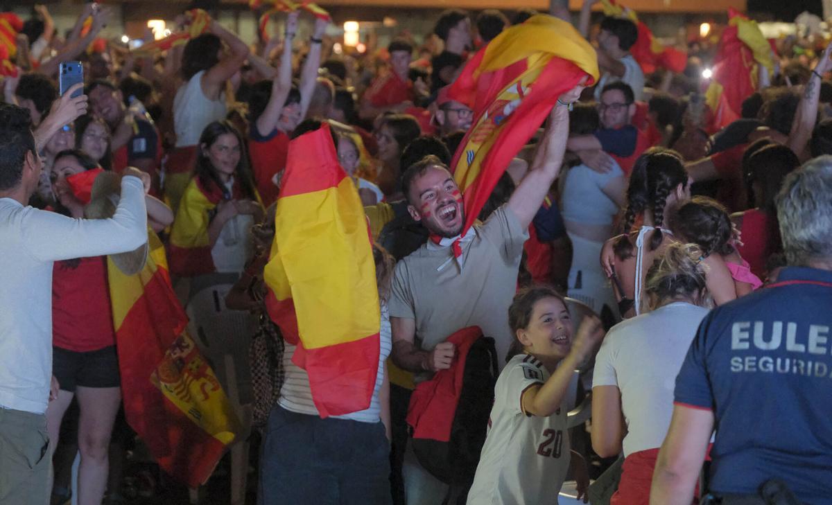 Final del Mundial España - Argentina en La Plaza de la Música Final del Mundial España - Argentina en La Plaza de la Música