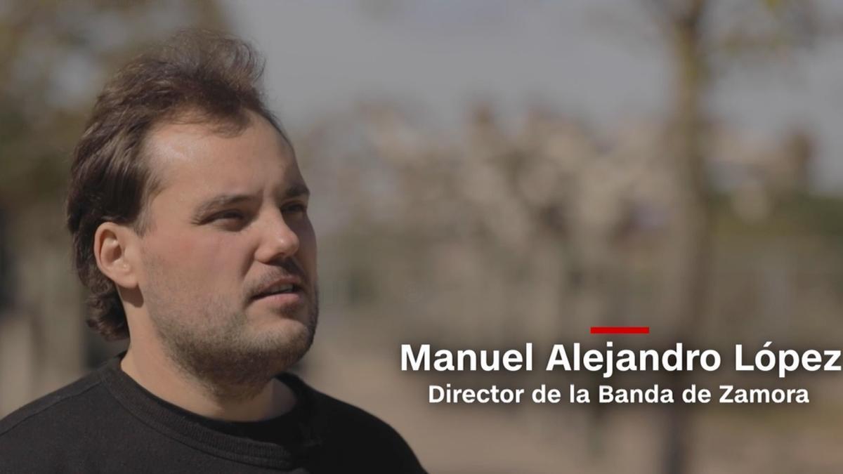 Manuel Alejandro López, director de la Banda de Música de Zamora.