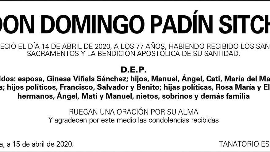 D. Domingo Padín Sitcha