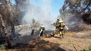 Extinguido un incendio esta tarde en Sant Josep