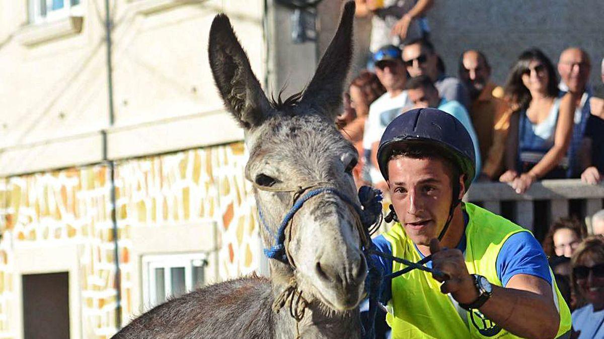 Un participante en la Carreira das Burras de 2019.