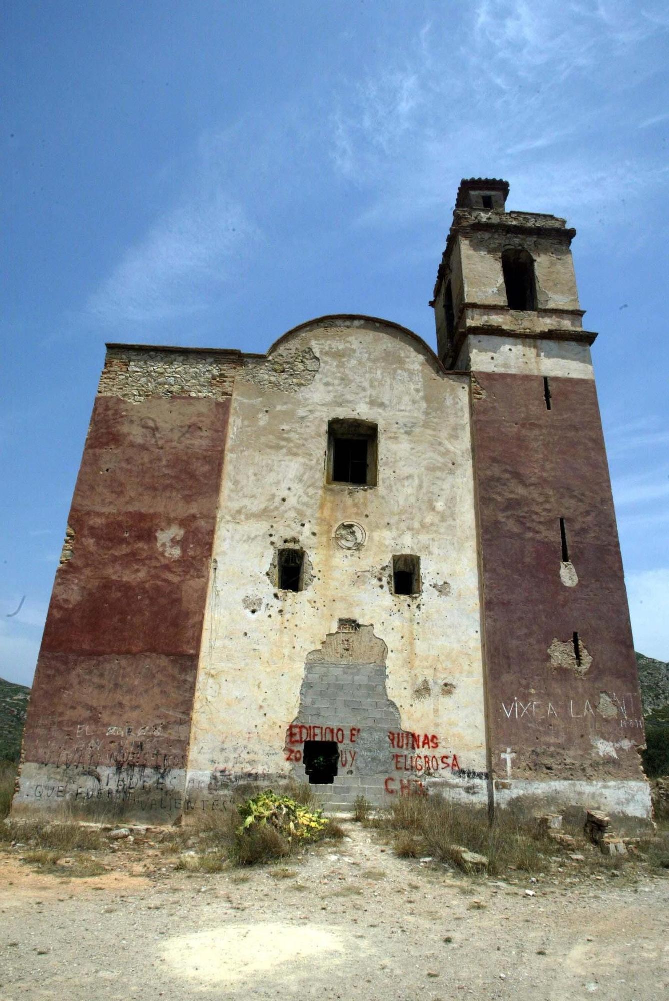 El pueblo viejo de Loriguilla evacuado para construir el pantano, antes y ahora