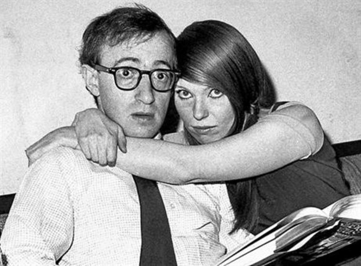 El director, con su segunda mujer, Louise Lasser.