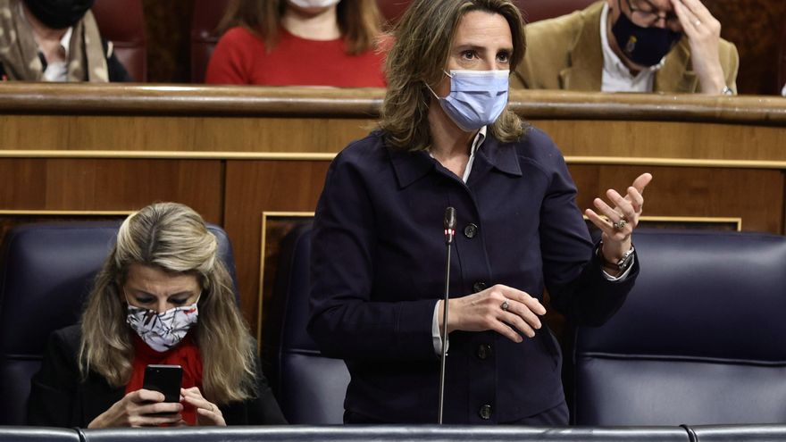 La vicepresidenta tercera y ministra para la Transición Ecológica y el Reto Demográfico, Teresa Ribera.