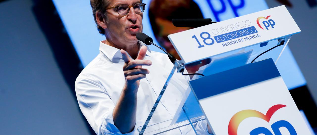 El líder del PP, Alberto Núñez Feijóo.