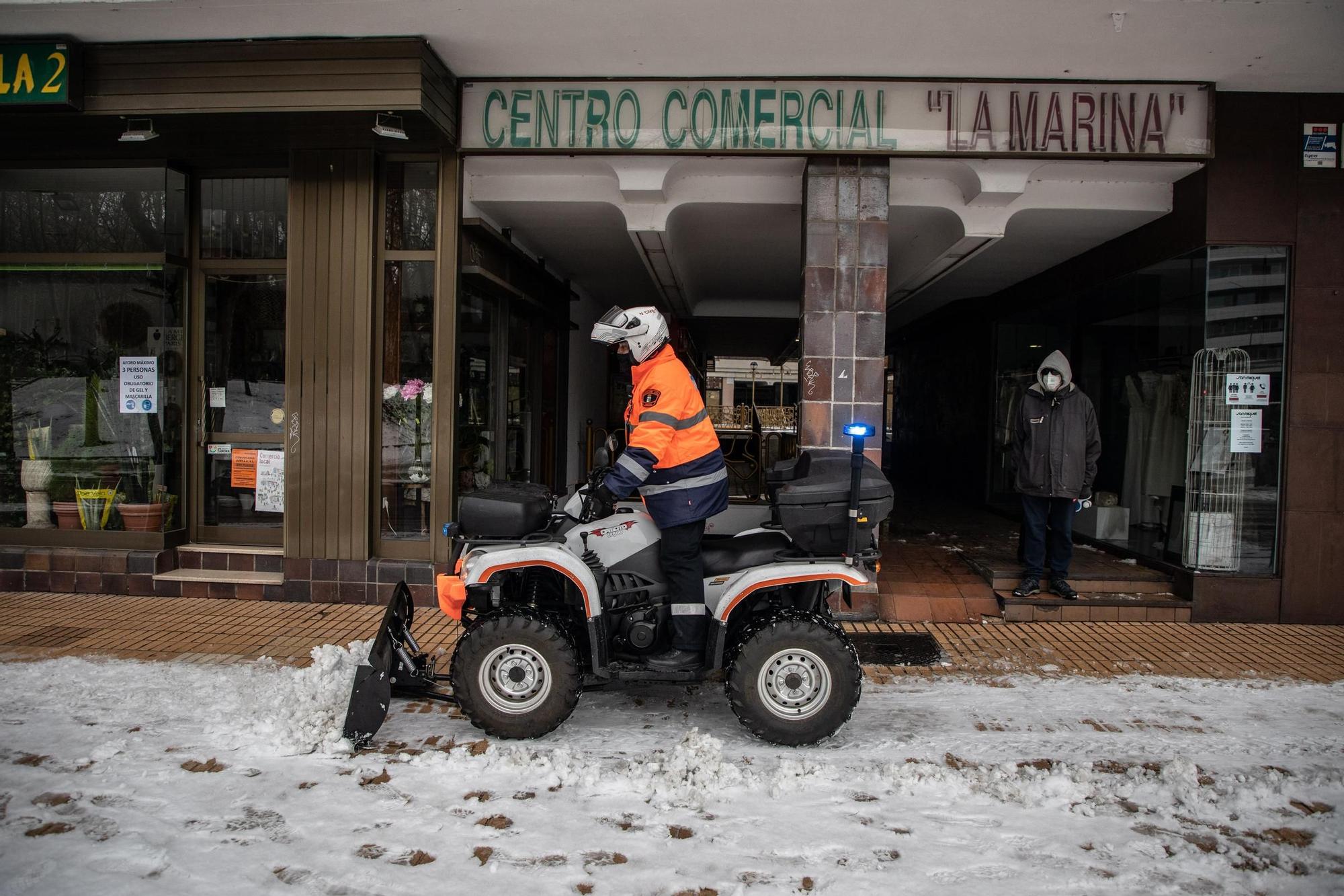 La borrasca Filomena sigue castigando a Zamora