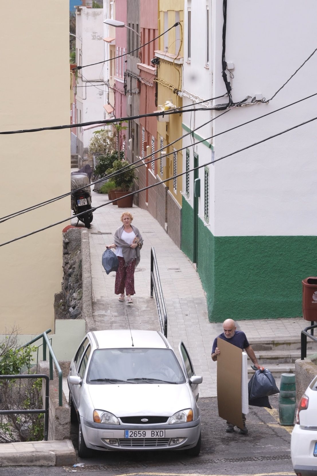 Estado de Valleseco, María Jiménez y El Rebolado en Santa Cruz de Tenerife