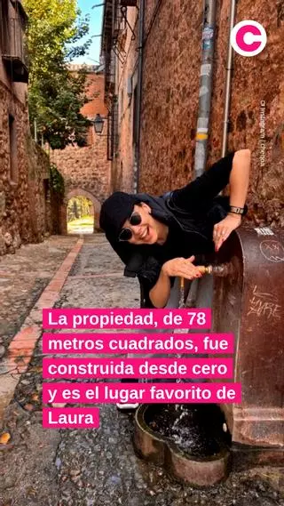 Entramos en la casa de Chenoa en un pueblo de Segovia: 78 metros cuadrados, grifos rústicos y preciosas sábanas de lino