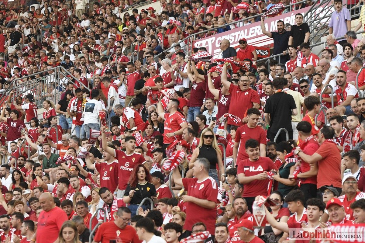 Así fue el encuentro del play off del Real Murcia y el Nástic en la lucha por el ascenso