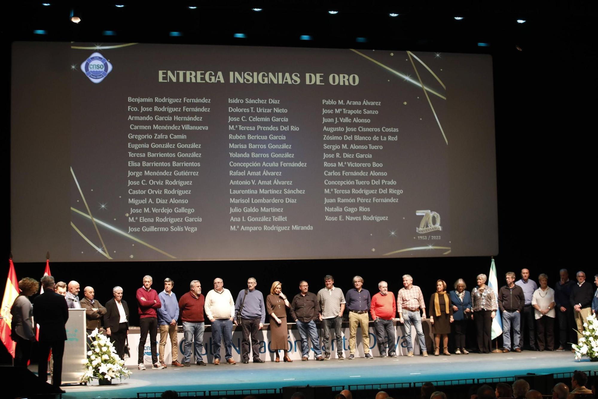 Así fue la gala por los 70 años del Club de Natación Santa Olaya (en imágenes)