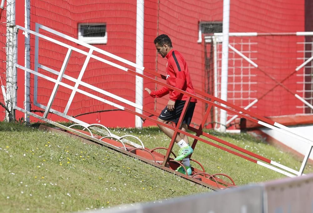 Entrenamiento del Sporting 19/04/2017