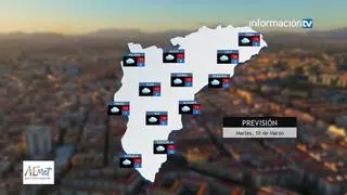 Última hora de la dana en Alicante: Aemet mantiene mañana la alerta amarilla en el litoral norte de la provincia