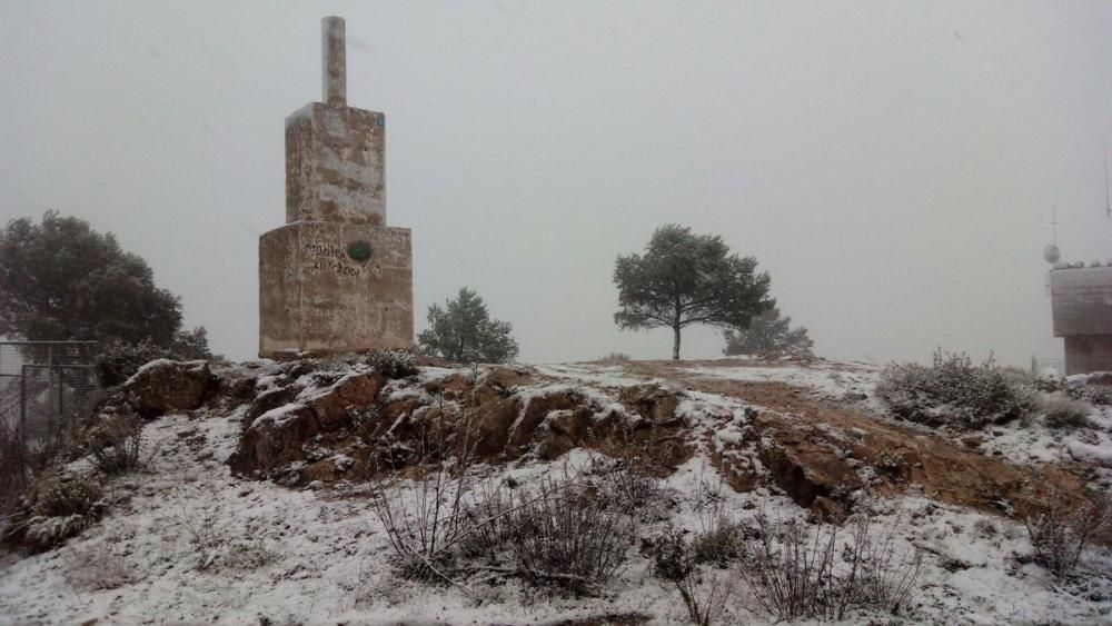 Vuelve a nevar en la Región de Murcia