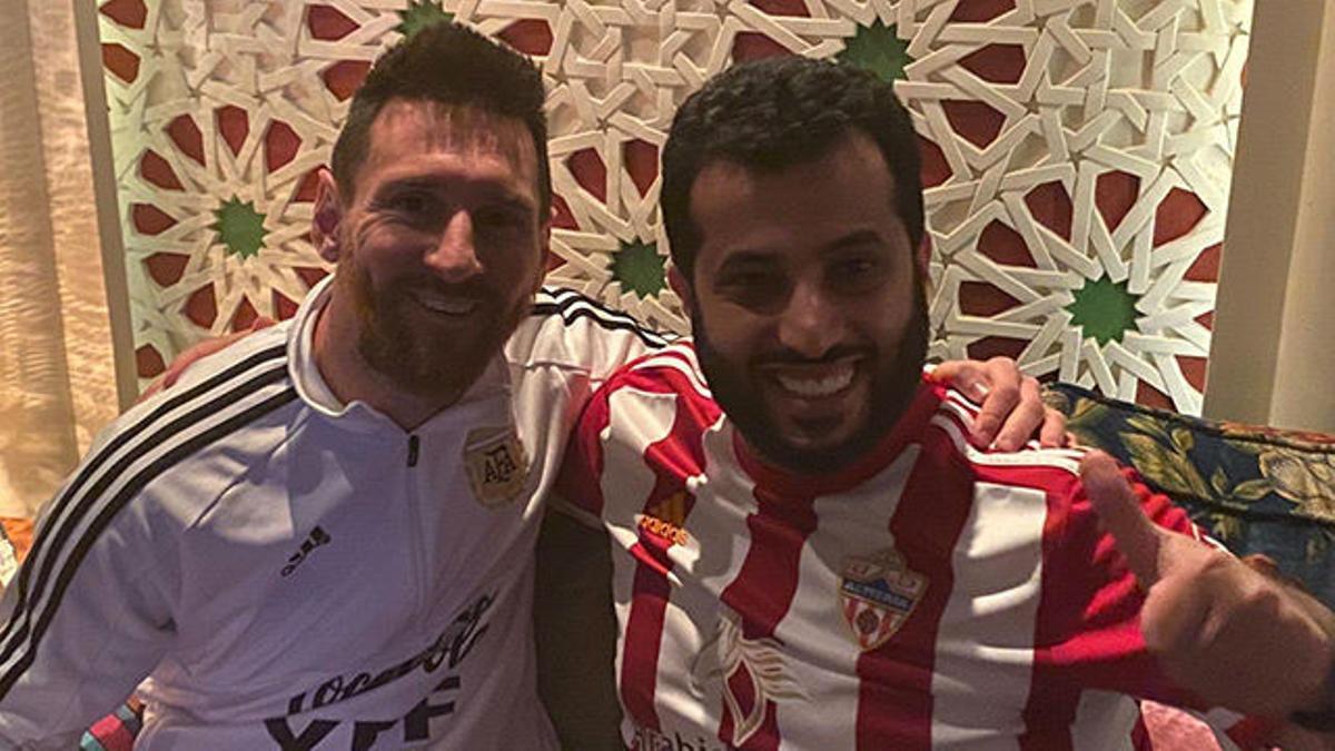 El propietario del Almería sueña con fichar a Messi