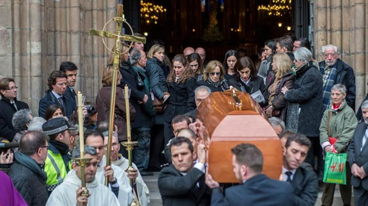  Funeral per José Manuel Lara a la basílica de la Concepció de Barcelona.