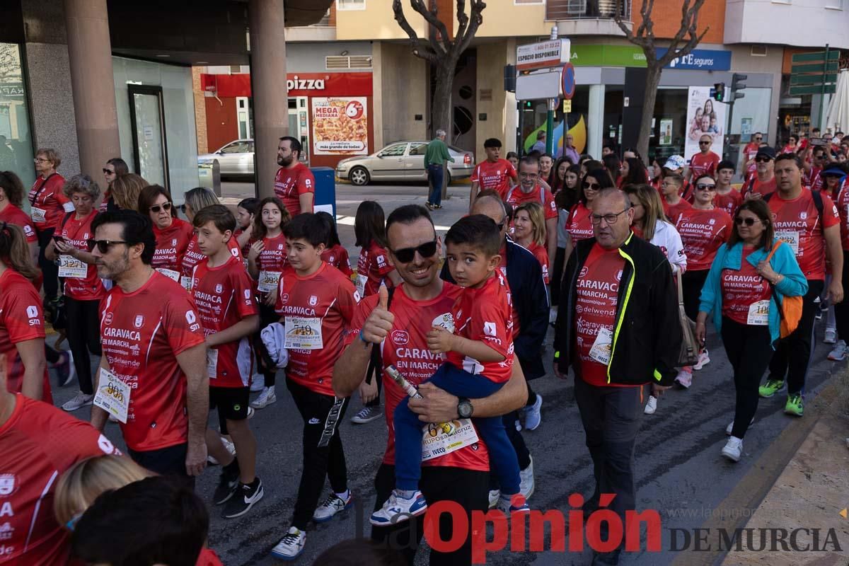 Marcha de la ONG Delwende en Caravaca