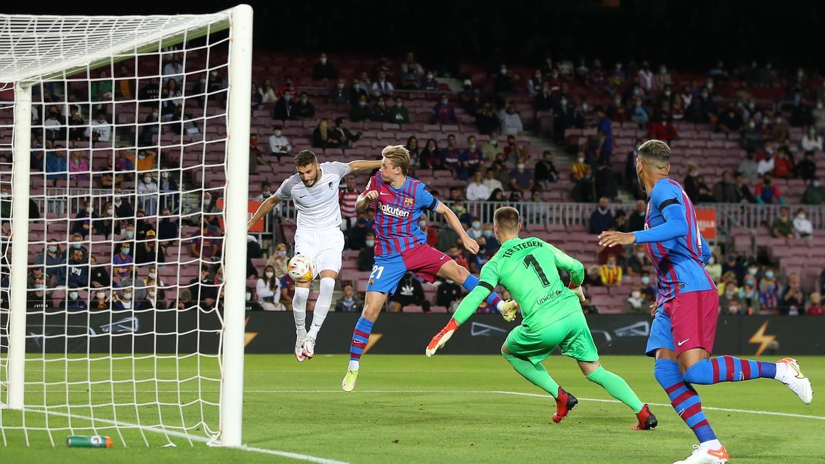 El gol de Domingos Duarte en el Barça - Granada del Camp Nou