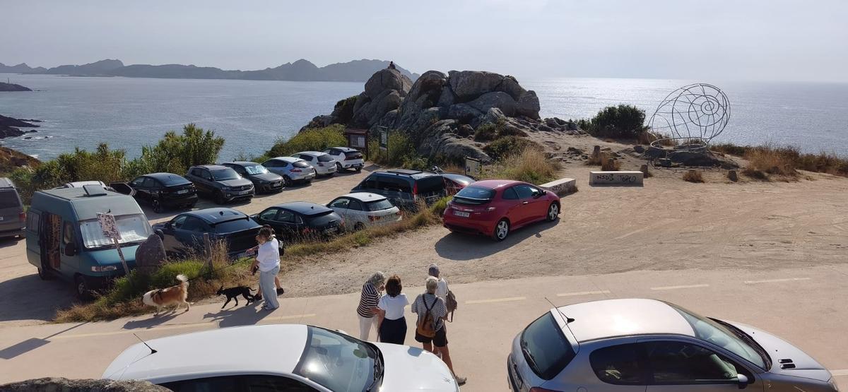 El entorno donde se podrán estacionar los vehículos este miércoles en la Caracola de Cabo Home.