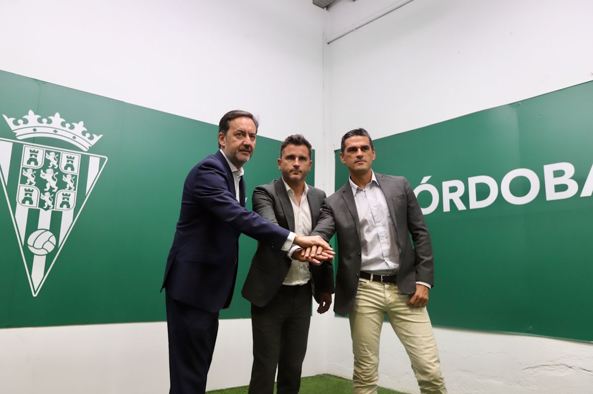 La presentación de Iván Ania en el Córdoba CF, en imágenes