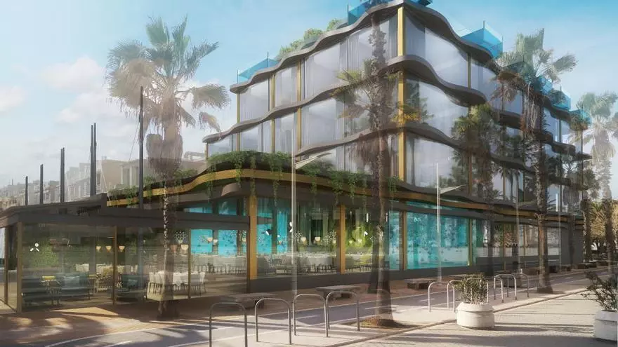 El dueño del club de playa promueve otro hotel de lujo en el Paseo Marítimo