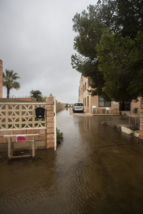 El Palmar, inundado.