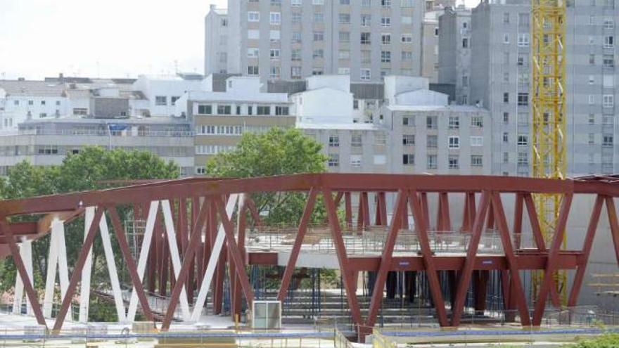 Obras de construcción del centro sociocultural Ágora. / carlos pardellas