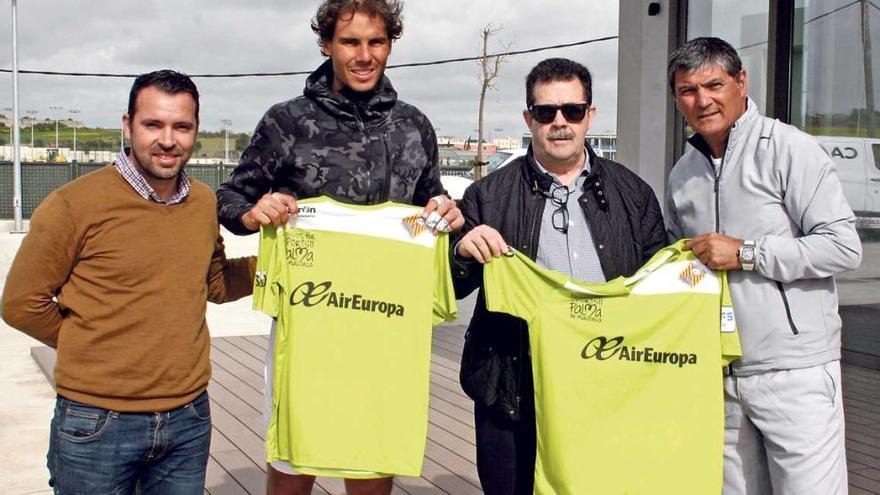 Rafel y Toni Nadal apoyan al Palma Futsal