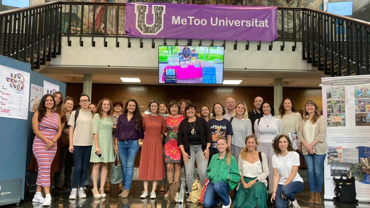 Primer acto del &#039;Me Too&#039; universitario en València.