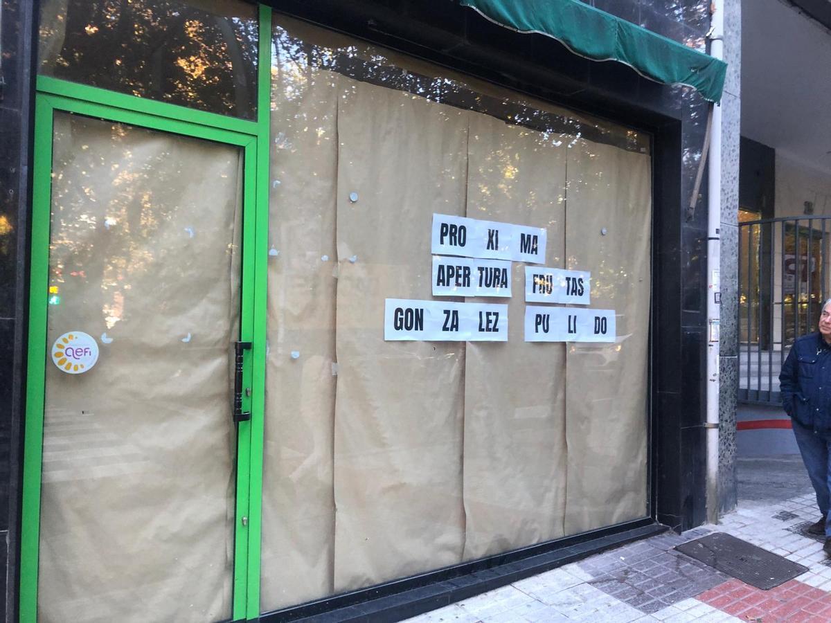 Local donde abrirá la frutería.