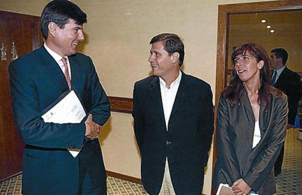 Pimentel, Fernández Díaz i Camacho, el 1999 a Girona. Pimentel, Fernández Díaz i Camacho, el 1999 a Girona.