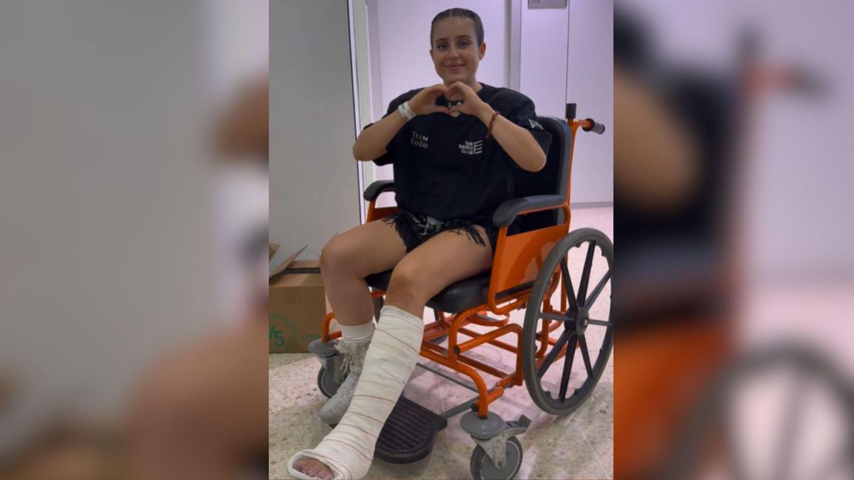 Roro se fractura un pie en el combate de La Velada del Año