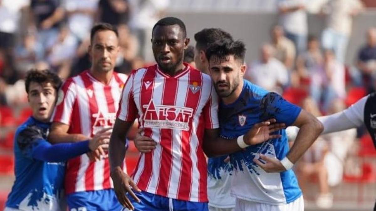 Encuentro disputado entre el Don Benito y el Jaraíz esta temporada.