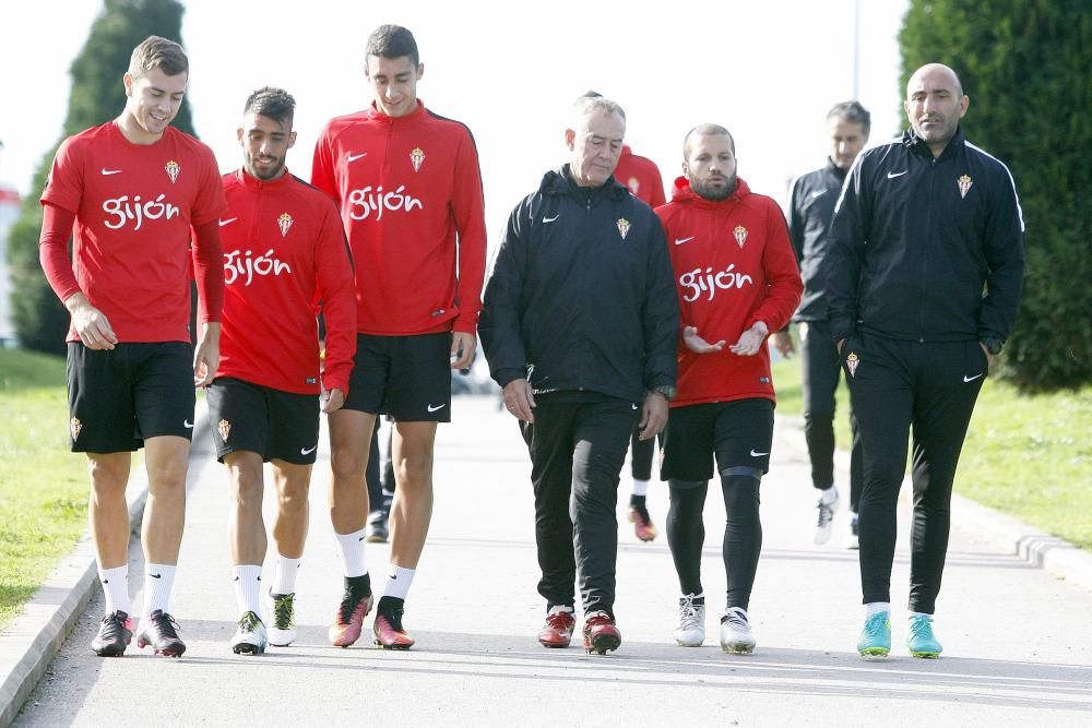 Entrenamiento del Sporting