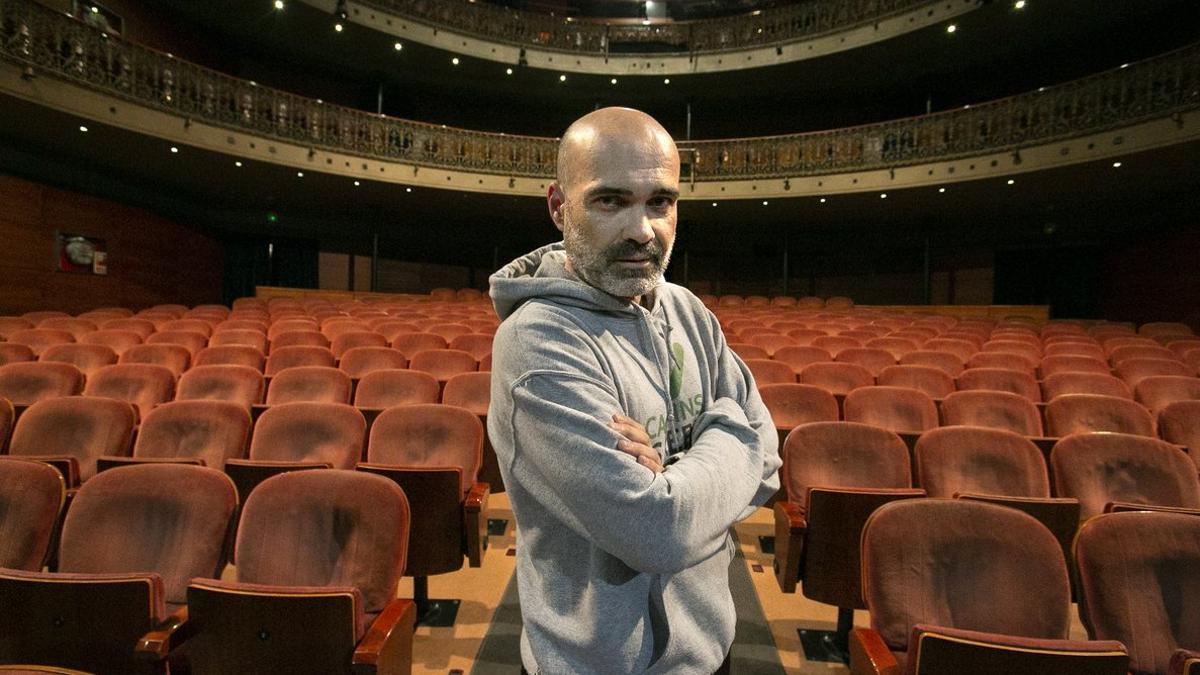 Joel Minguet, en el Teatre Romea